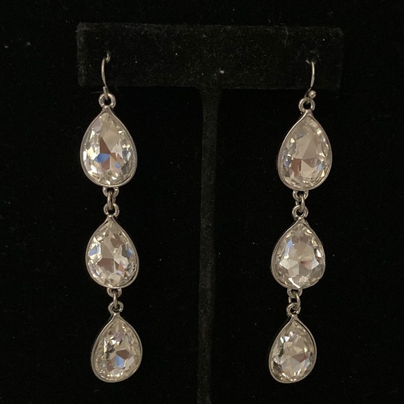 Jewelry - Crystal Teardrop Chandelier Earrings